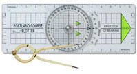 Een passer/plotterset voor de vaarbewijs opleiding te Amsterdam